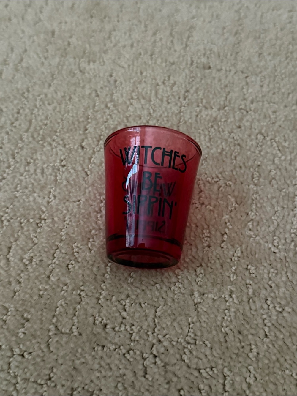 Red Shot Glass